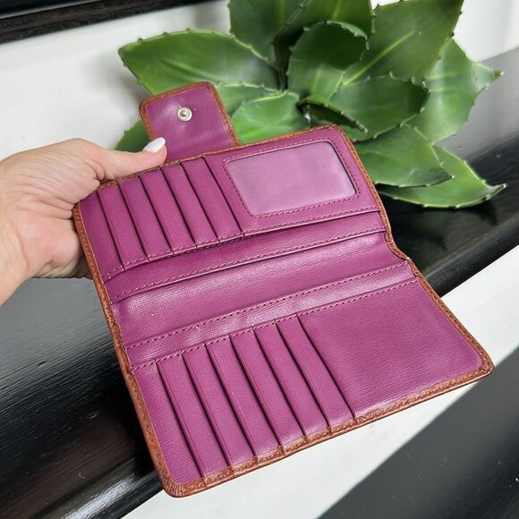 Fossil Genuine Leather Wallet Clutch – Grab & Go Organizer - Picture 6 of 7